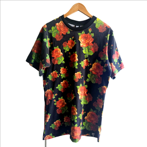 Oversized Thick Floral Tee
